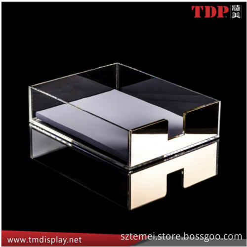 office desk file organizer holder golden acrylic clear rectangular acrylic trays clear plastic letter tray desk tray letter tray